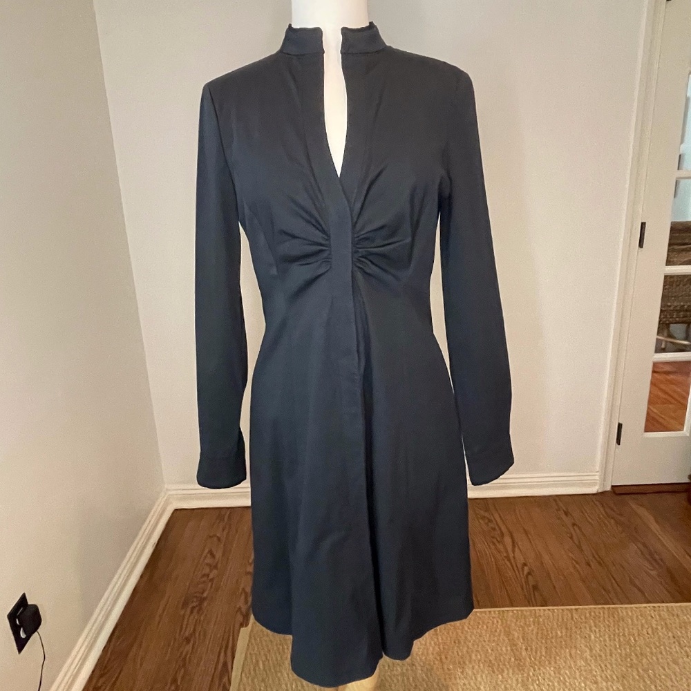 Elie Tahari Navy Dress Size 8 Brand New